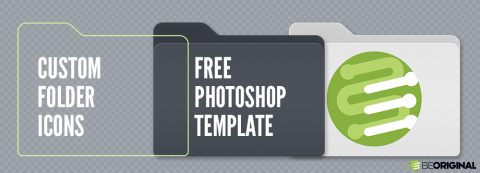 Free Folder Icon Photoshop Template
